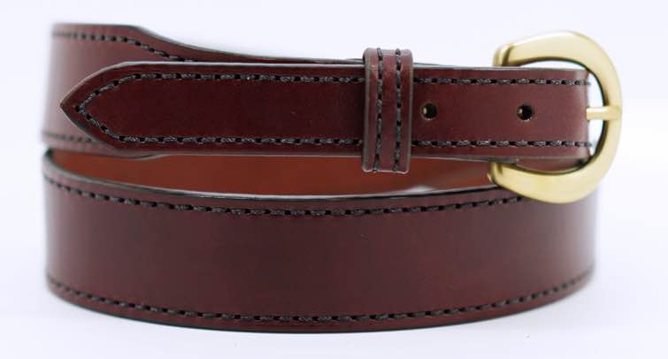 English Bridle Leather Straps - Medium Brown, 10-12 oz