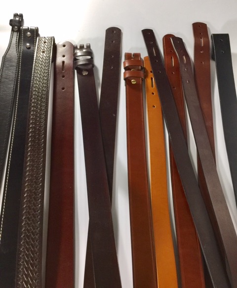 Genuine Leather Belt Strap without Belt Buckle 