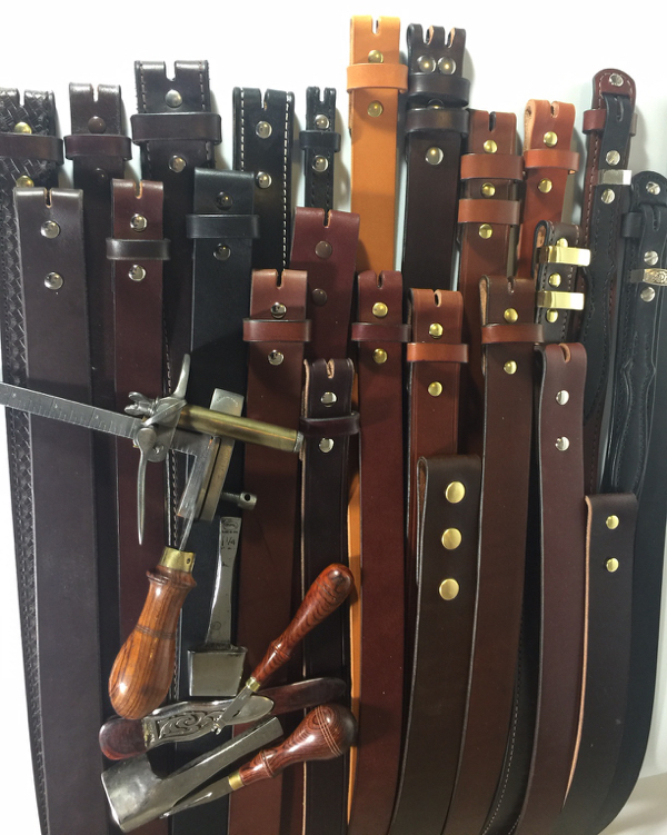 Custom Leather Belts. Hand Crafted in the USA.