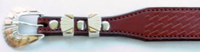 Tapered Medium Brown Harness Leather Belt