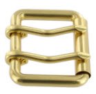 Solid Brass Double Prong Buckle