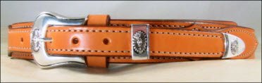 Tan Bridle Leather Ranger Belt